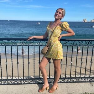 urban outfitters yellow summer sundress